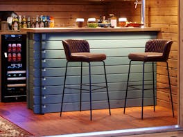 Palmako Log Cabin Garden House Bar Set 1.8m