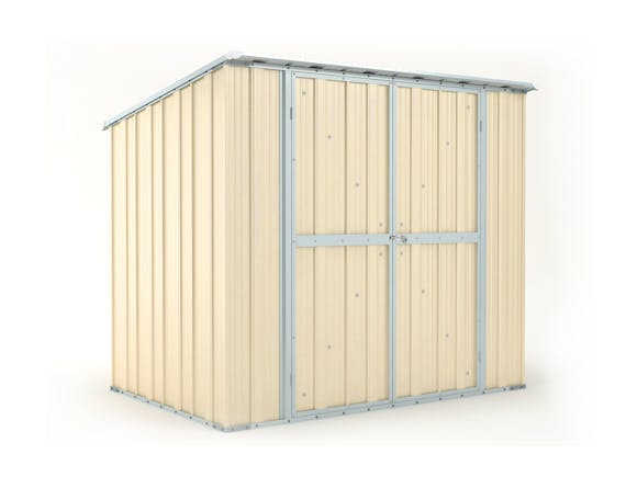 Garden Shed 2.31m x 1.55m x 2.02m Cream - 2.31m x 1.55m 