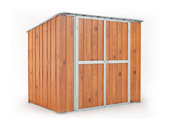 Garden Shed 2.31m x 1.55m x 2.02m Wood Finish - 2.31m x 1 