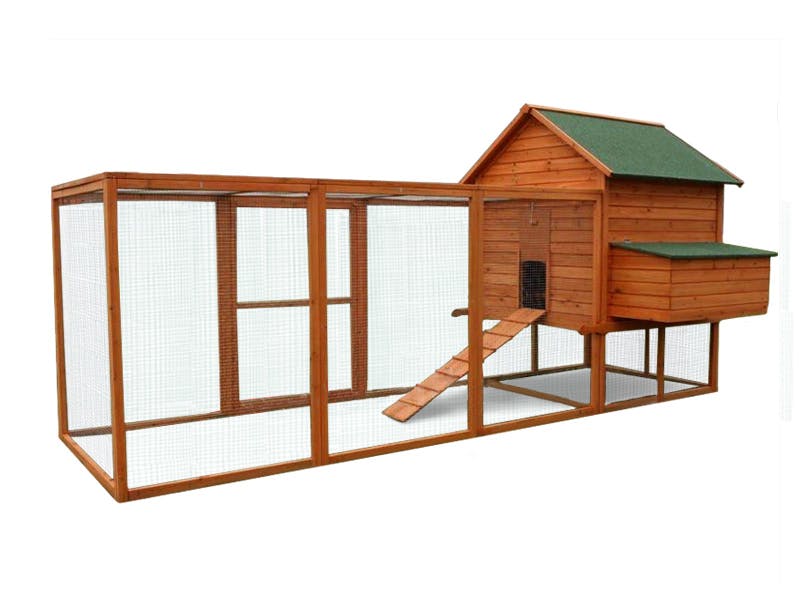 Wooden Chicken Coop XX-Large 365 x 152 x 150cm - Hf Cc1011 1 Thumb 1