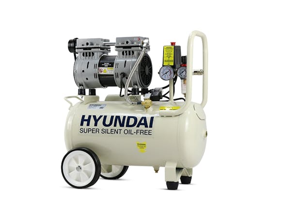 Hyundai Air Compressor Oil Free Low Noise 1HP 24L