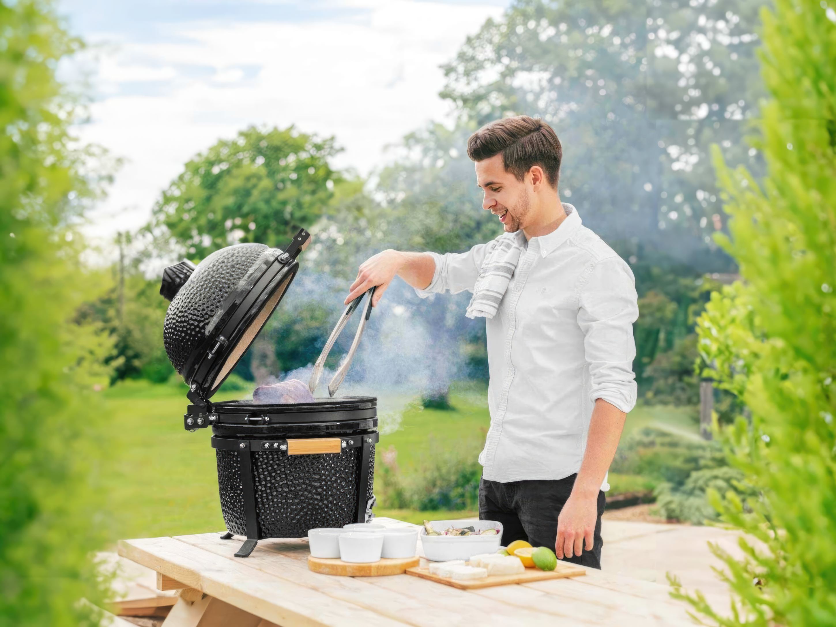 Ceramic bbq sale