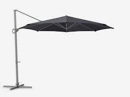 Shelta Lynden Cantilever Umbrella Olefin 3.3M - Charcoal