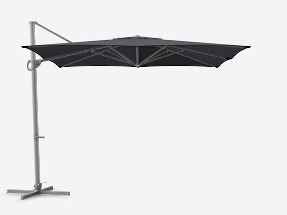 Shelta Lynden Cantilever Umbrella Olefin 2.8M - Charcoal