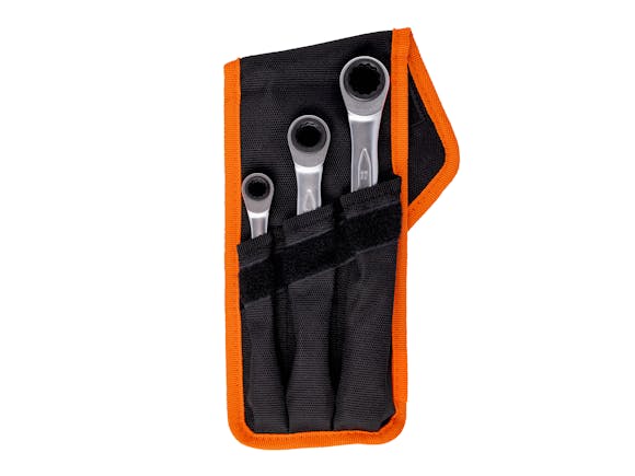 Bahco Ring Ratchet Spanner Set 3 Piece 8mm-19mm