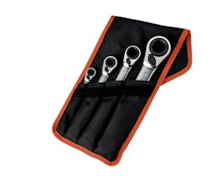 Bahco Ring Ratchet Spanner Set 4 Piece 8-27mm