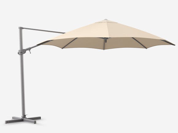 Shelta Regis Cantilever Umbrella O'Bravia 3.5m - Taupe 