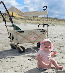 Mighty Carts Safari Beach Cart with Awning — photo by Adi180