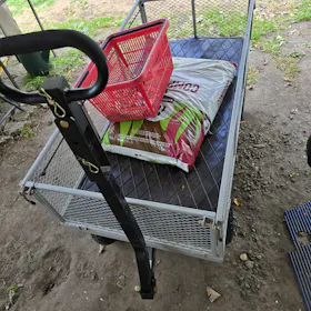 Mighty Carts Steel Utility Cart 450kg — photo by Percy