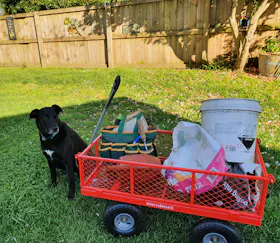 Mighty Carts Steel Utility Cart 360kg — photo by Sue