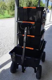 Mighty Carts Garden Cart Heavy Duty 140L — photo by Trisha