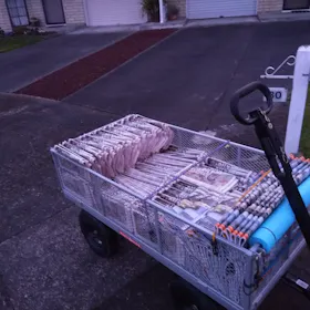 Mighty Carts Steel Utility Cart 450kg — photo by Ron